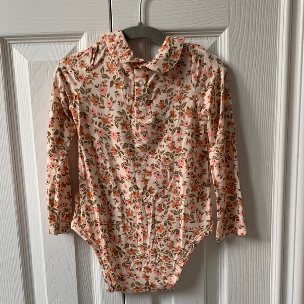 Preppy Ruffled Overalls and Floral Top - Picture 8 of 17